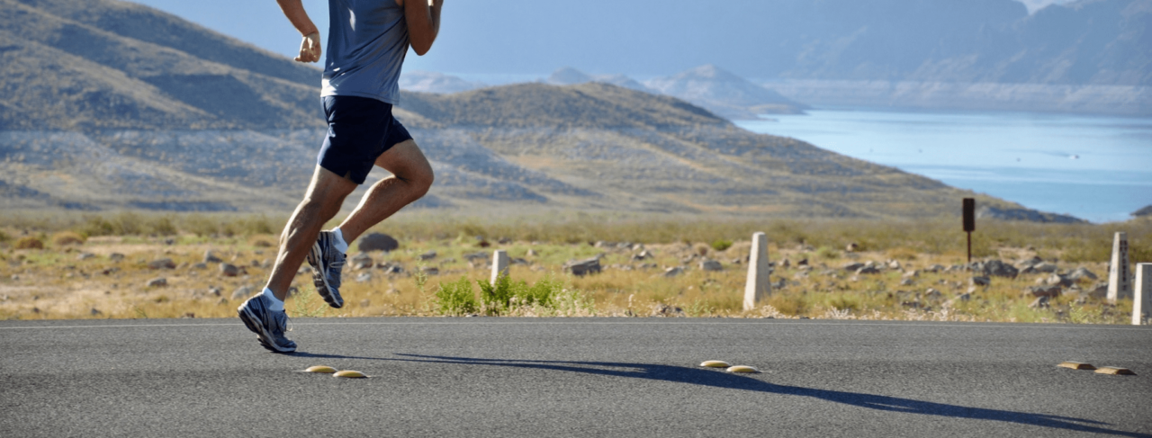 man running